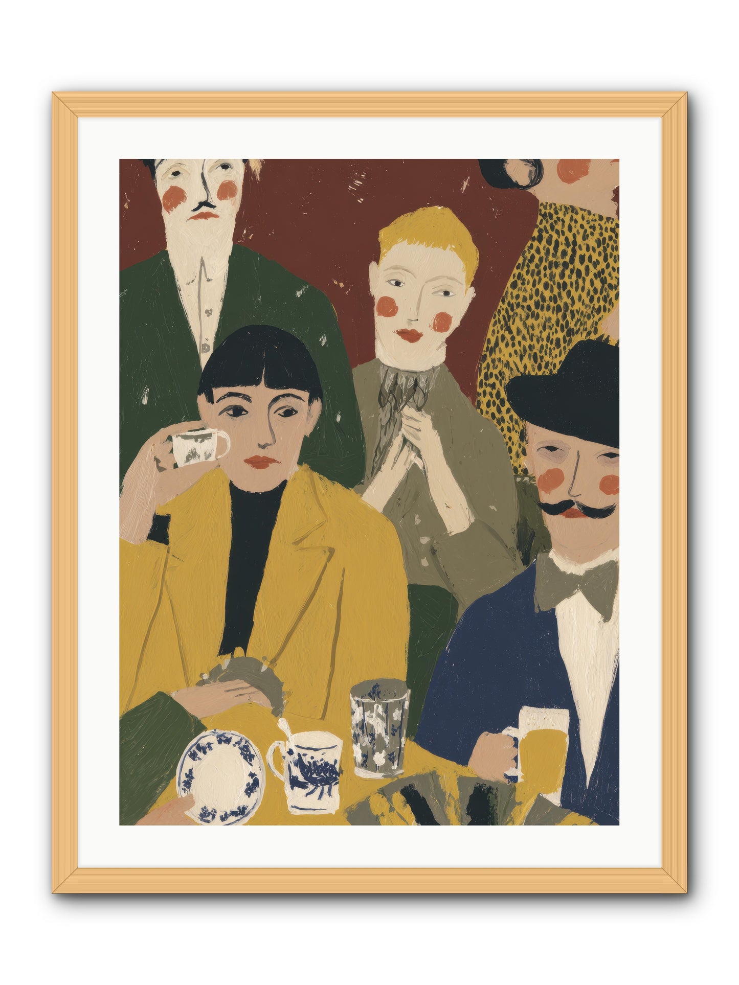 Gentle Chaos -- Framed Print - Natural 24x32