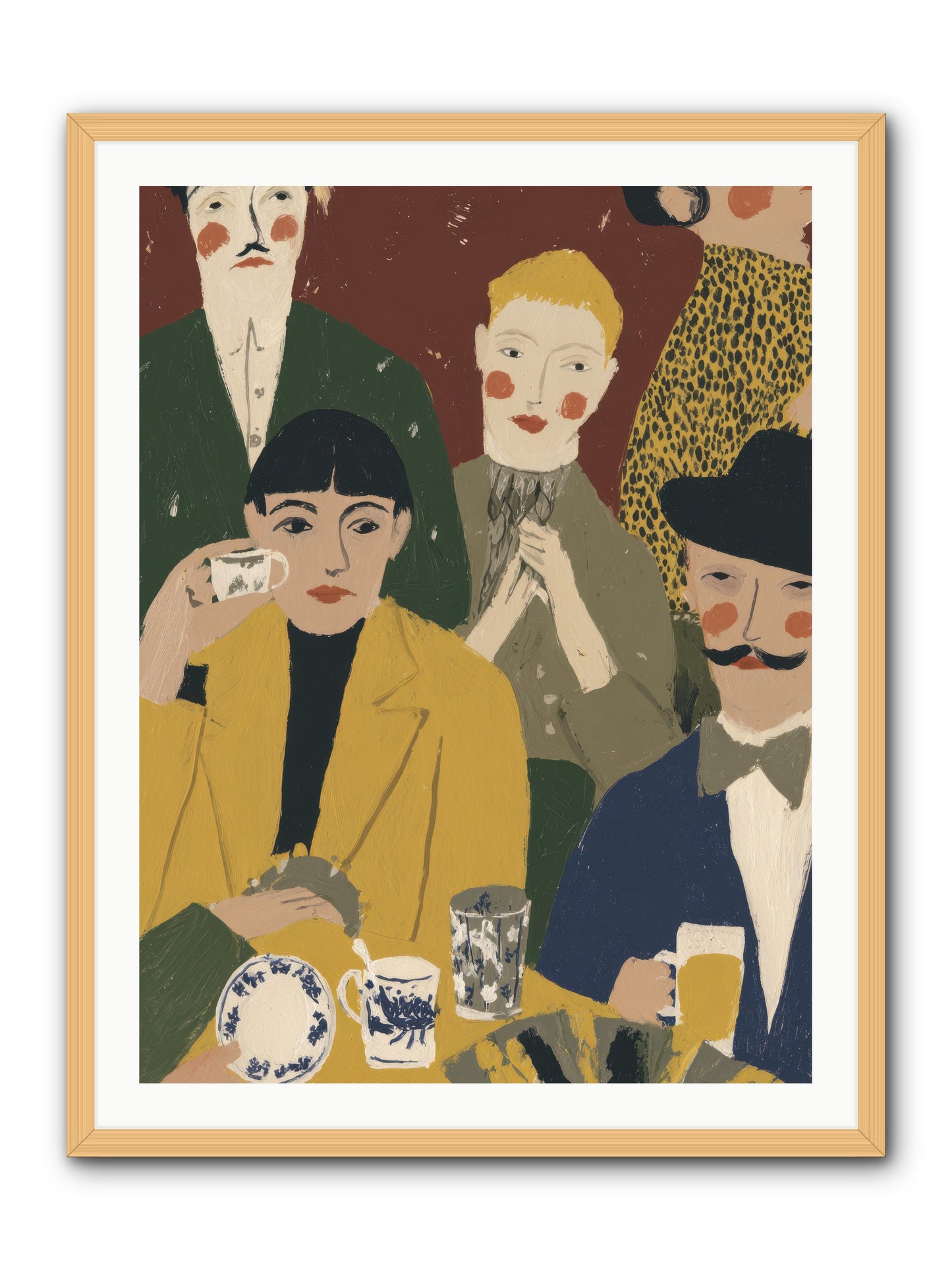 Gentle Chaos -- Framed Print - Natural 30x40