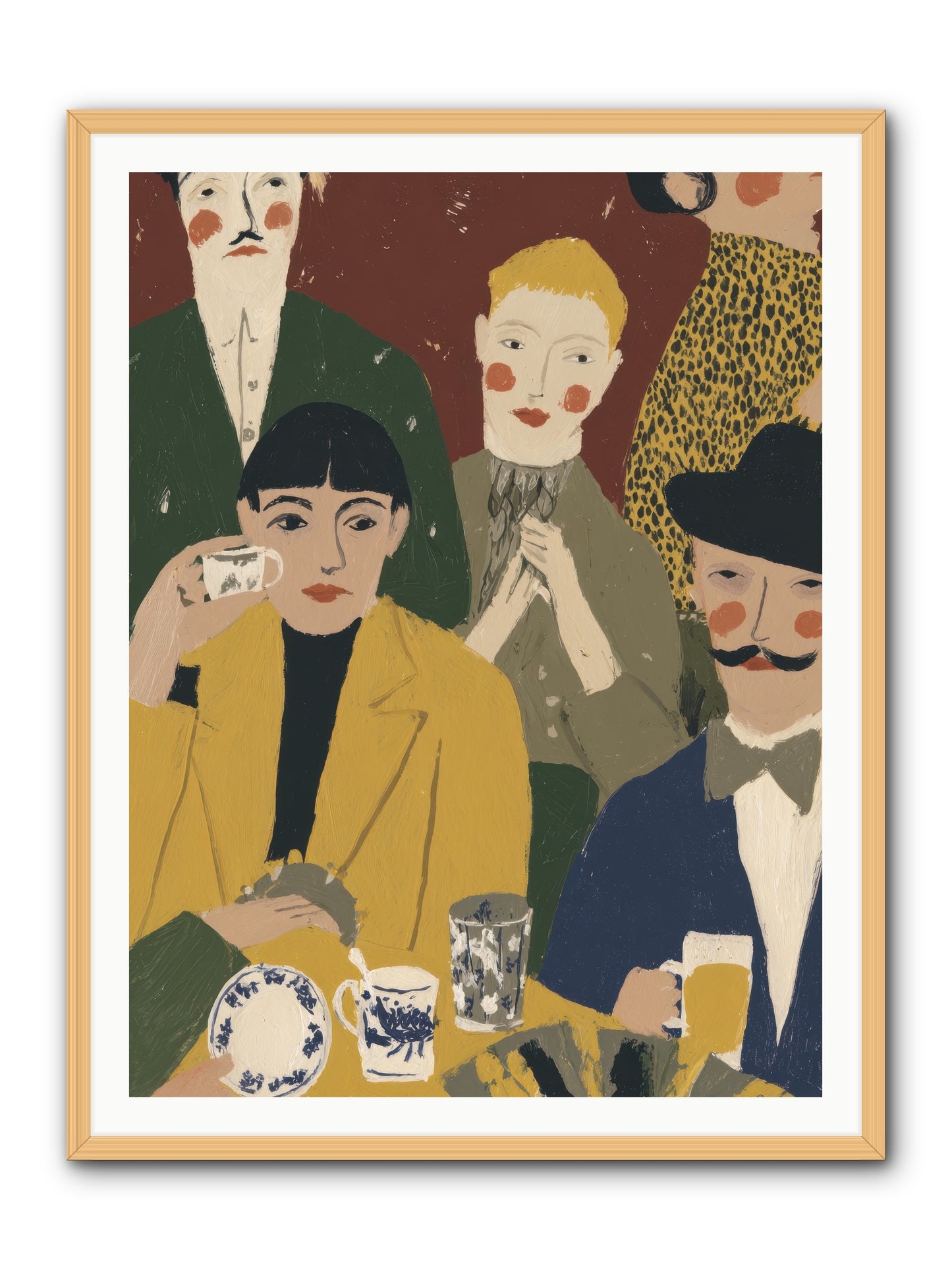 Gentle Chaos -- Framed Print - Natural 36x48