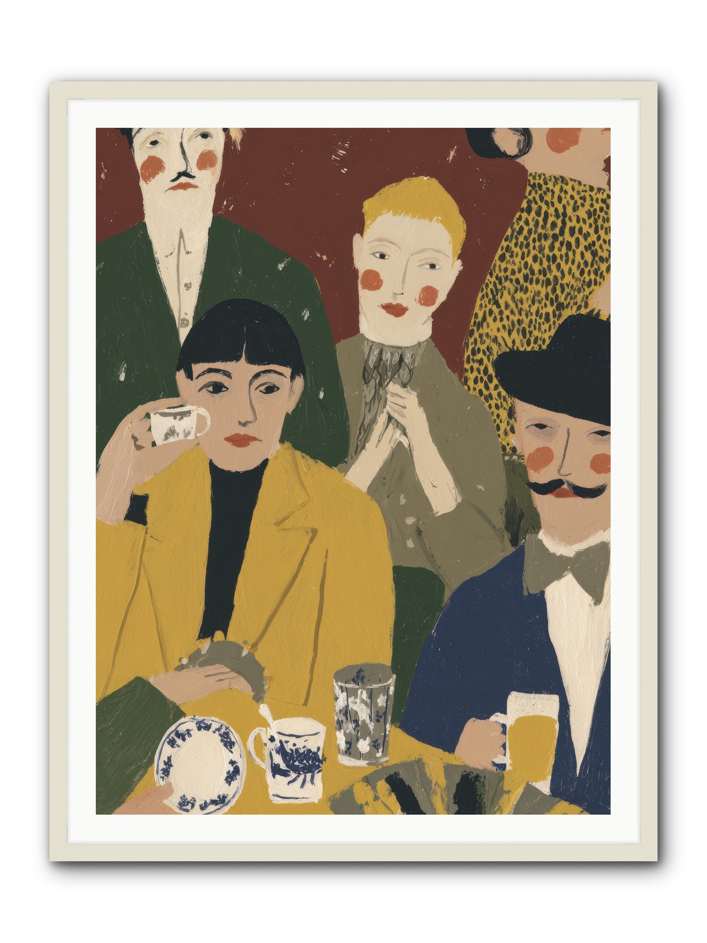 Gentle Chaos -- Framed Print - White 36x48