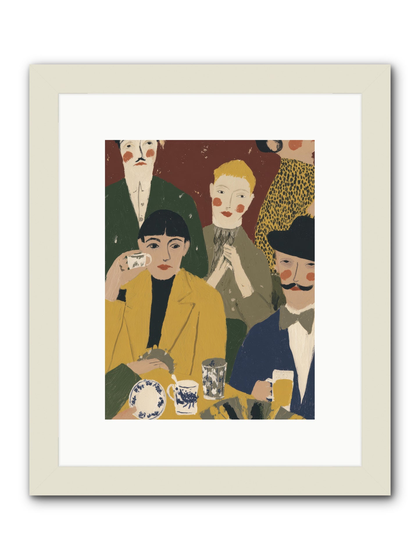 Gentle Chaos -- Framed Print - White 9x12