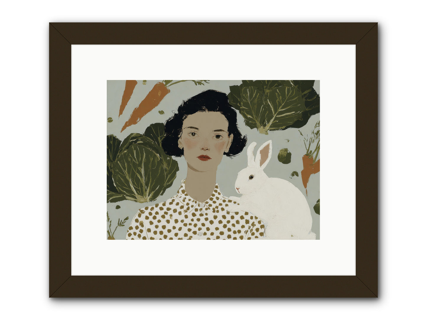 Gentle Persistence -- Framed Print - Black 12x9