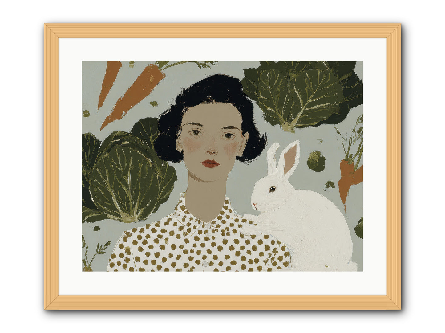 Gentle Persistence -- Framed Print - Natural 24x18