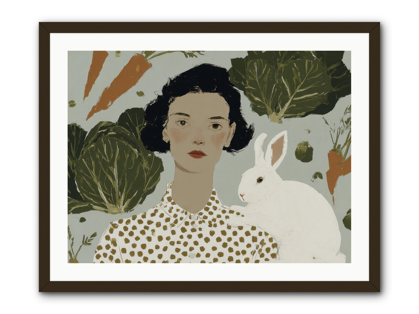 Gentle Persistence -- Framed Print - Black 32x24