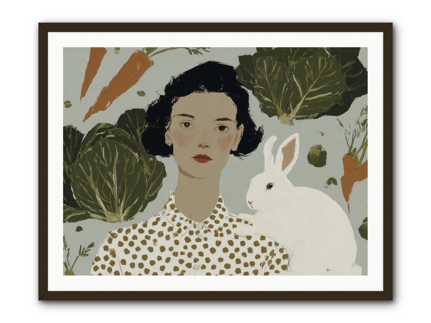 Gentle Persistence -- Framed Print - Black 40x30