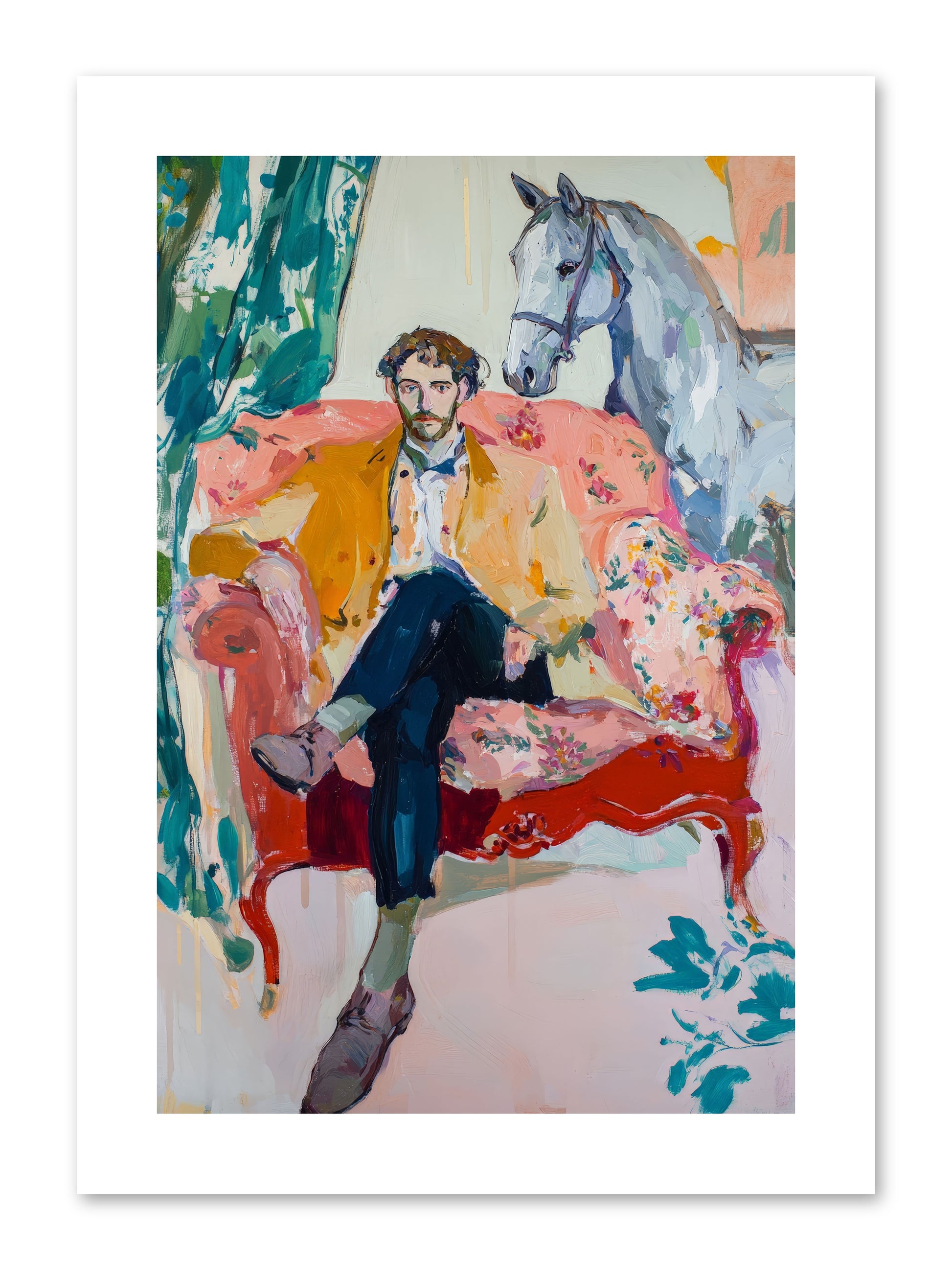 Gentleman Rider -- Paper Print 8x12