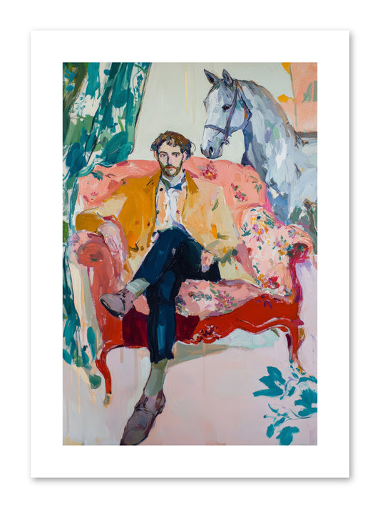 Gentleman Rider -- Paper Print 8x12