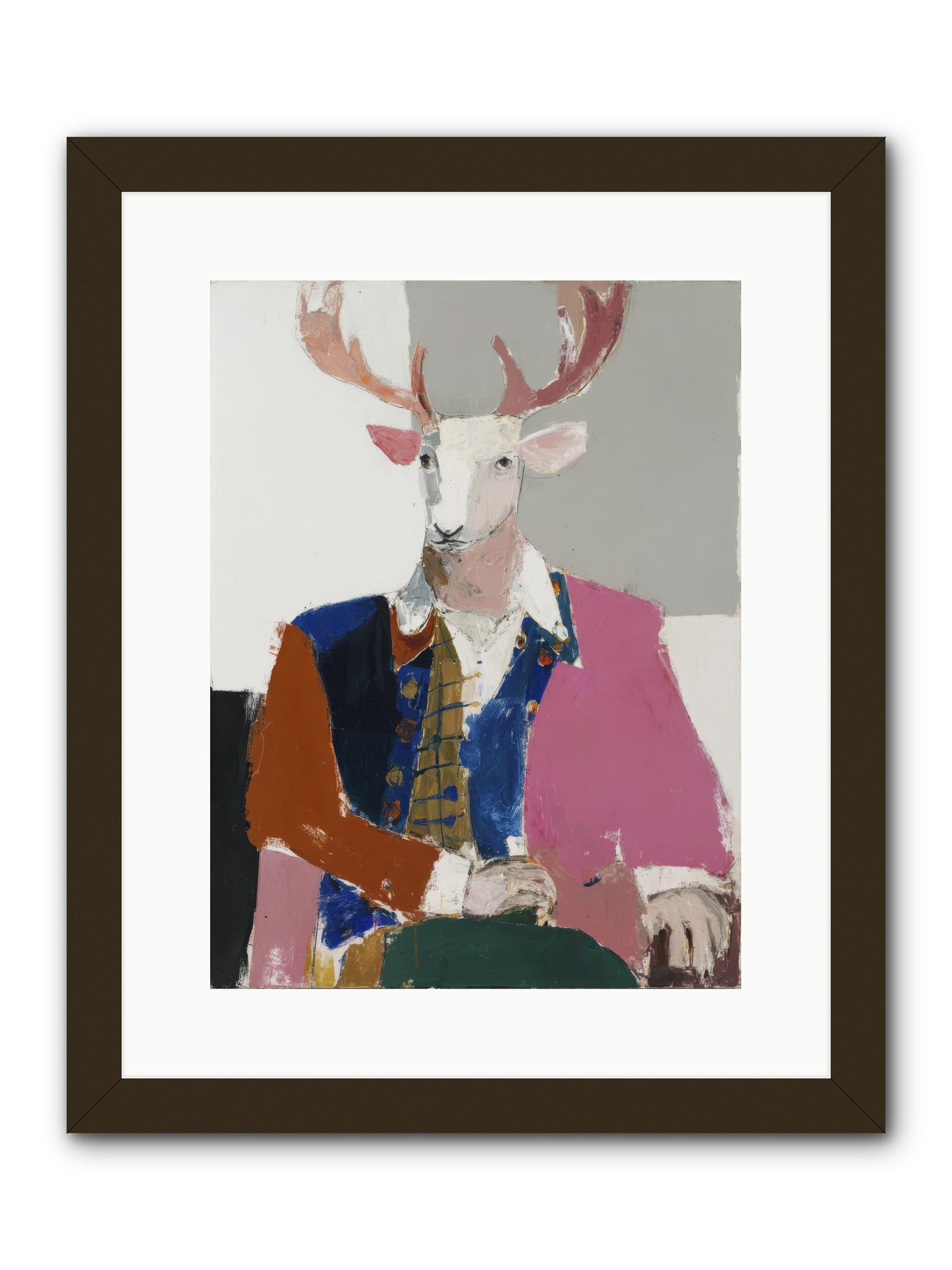 Gentleman of the Woodland Court -- Framed Print - Black 12x16