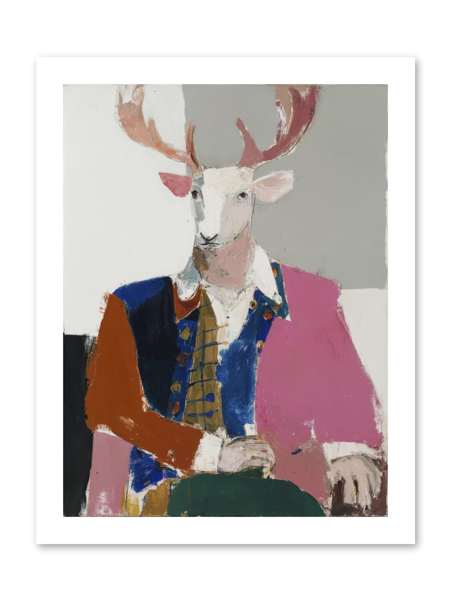 Gentleman of the Woodland Court -- Paper Print 12x16