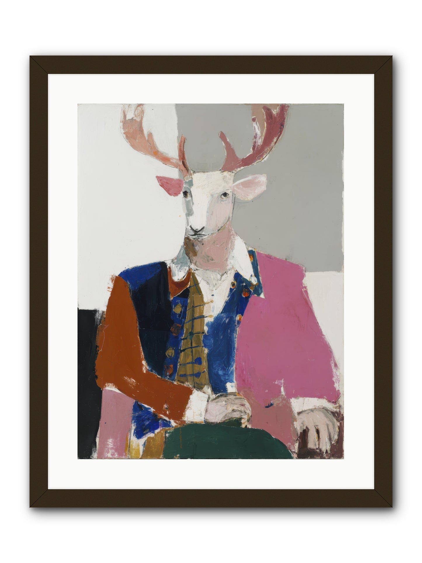 Gentleman of the Woodland Court -- Framed Print - Black 18x24