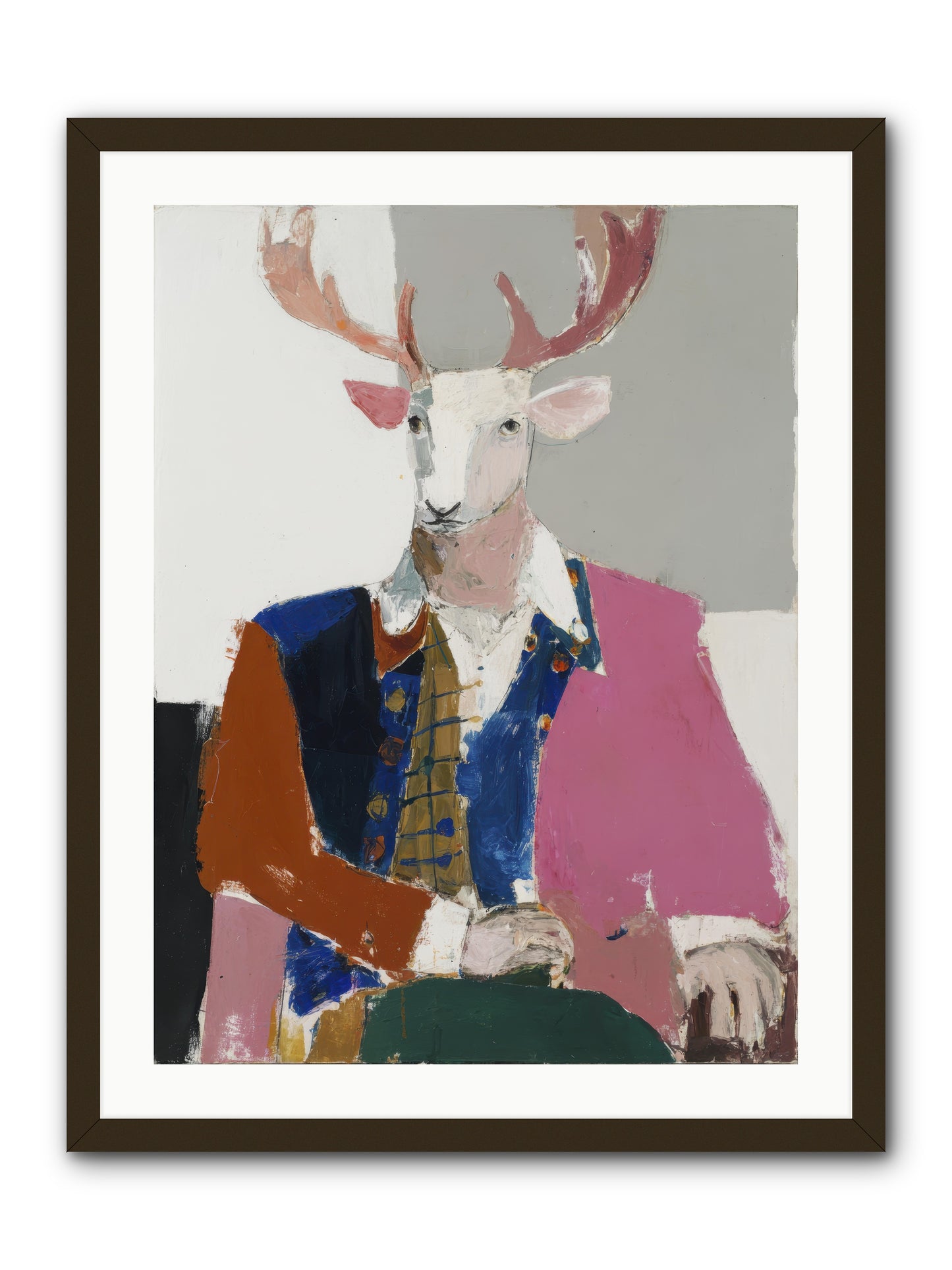 Gentleman of the Woodland Court -- Framed Print - Black 24x32