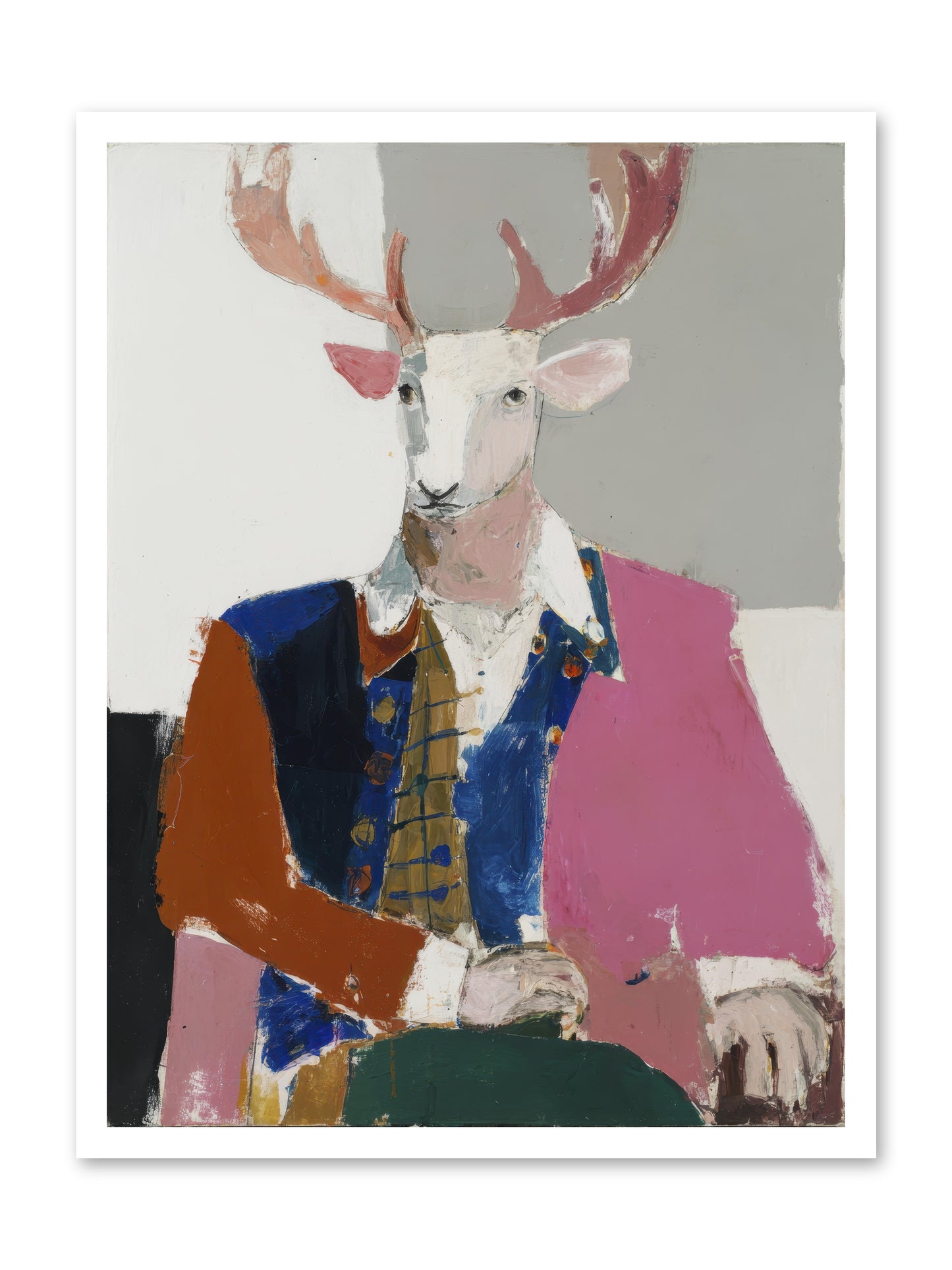 Gentleman of the Woodland Court -- Loose Canvas Print 24x32