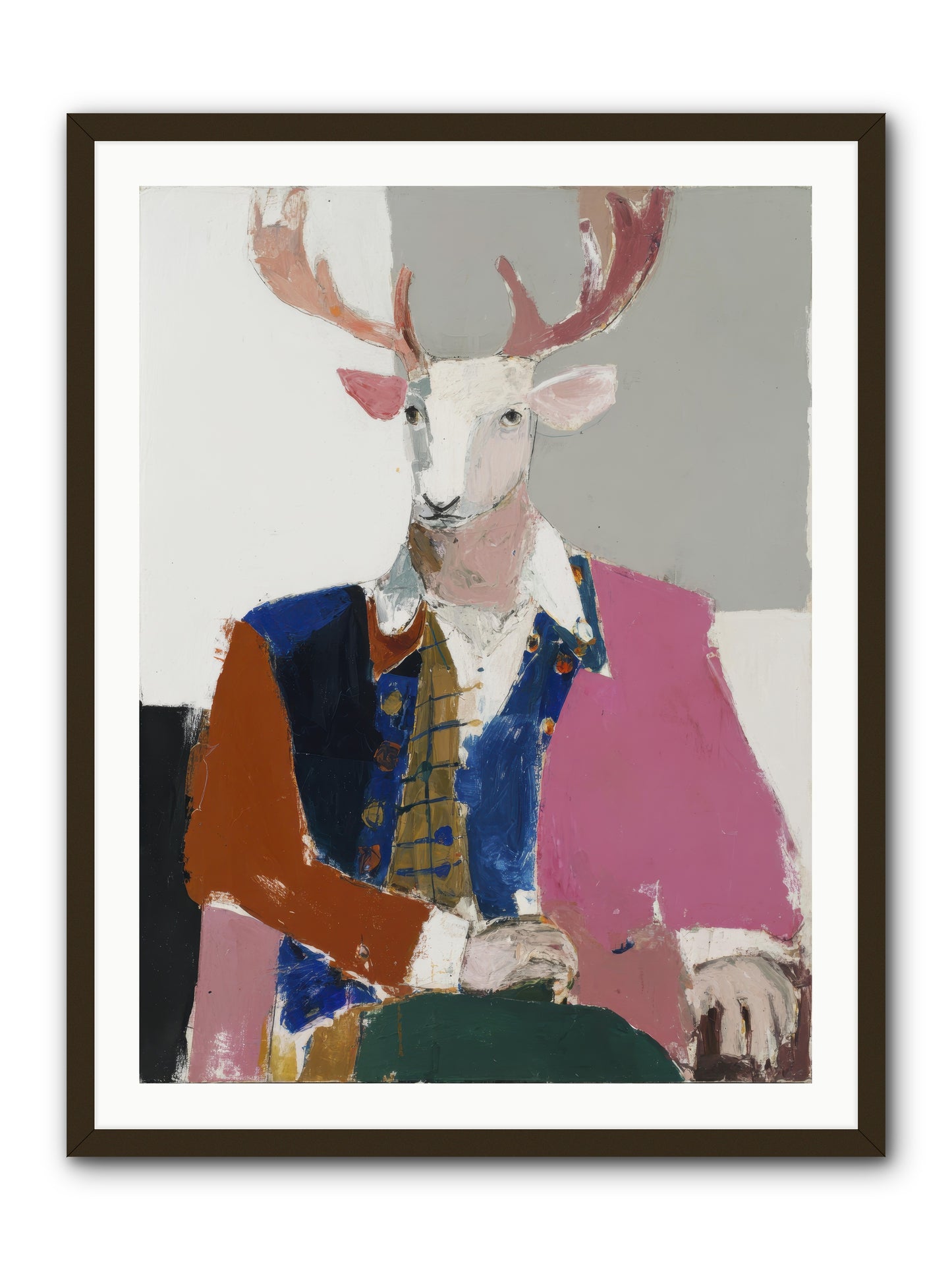 Gentleman of the Woodland Court -- Framed Print - Black 30x40
