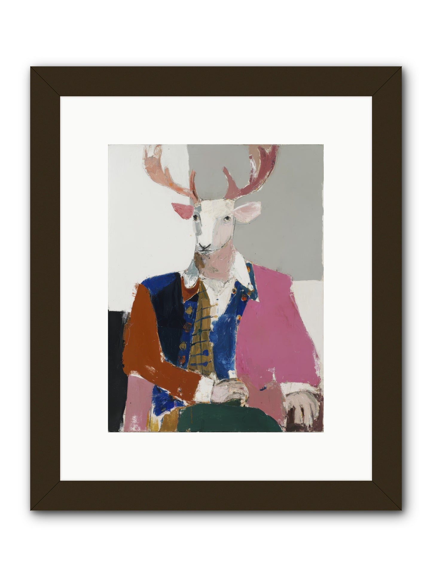 Gentleman of the Woodland Court -- Framed Print - Black 9x12