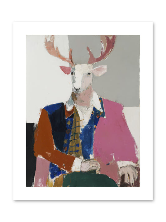 Gentleman of the Woodland Court -- Paper Print 9x12