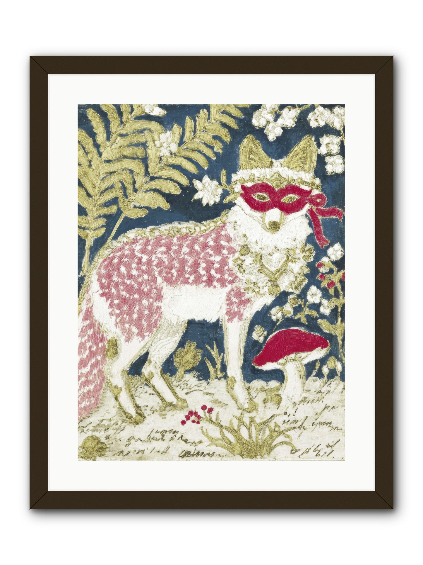 Gentleman’s Strawberry Hour -- Framed Print - Black 18x24