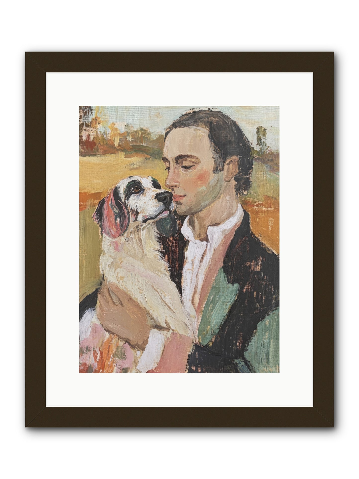 Gentleman's Grace -- Framed Print - Black 12x16