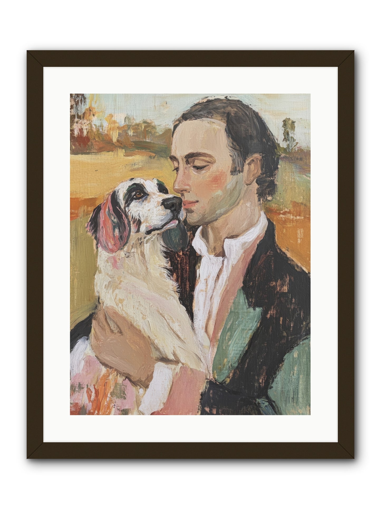 Gentleman's Grace -- Framed Print - Black 18x24