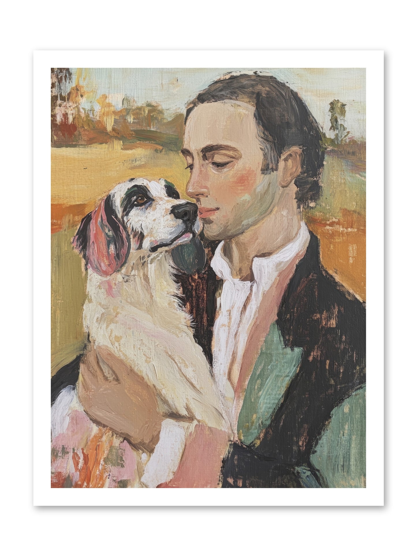 Gentleman's Grace -- Loose Canvas Print 18x24
