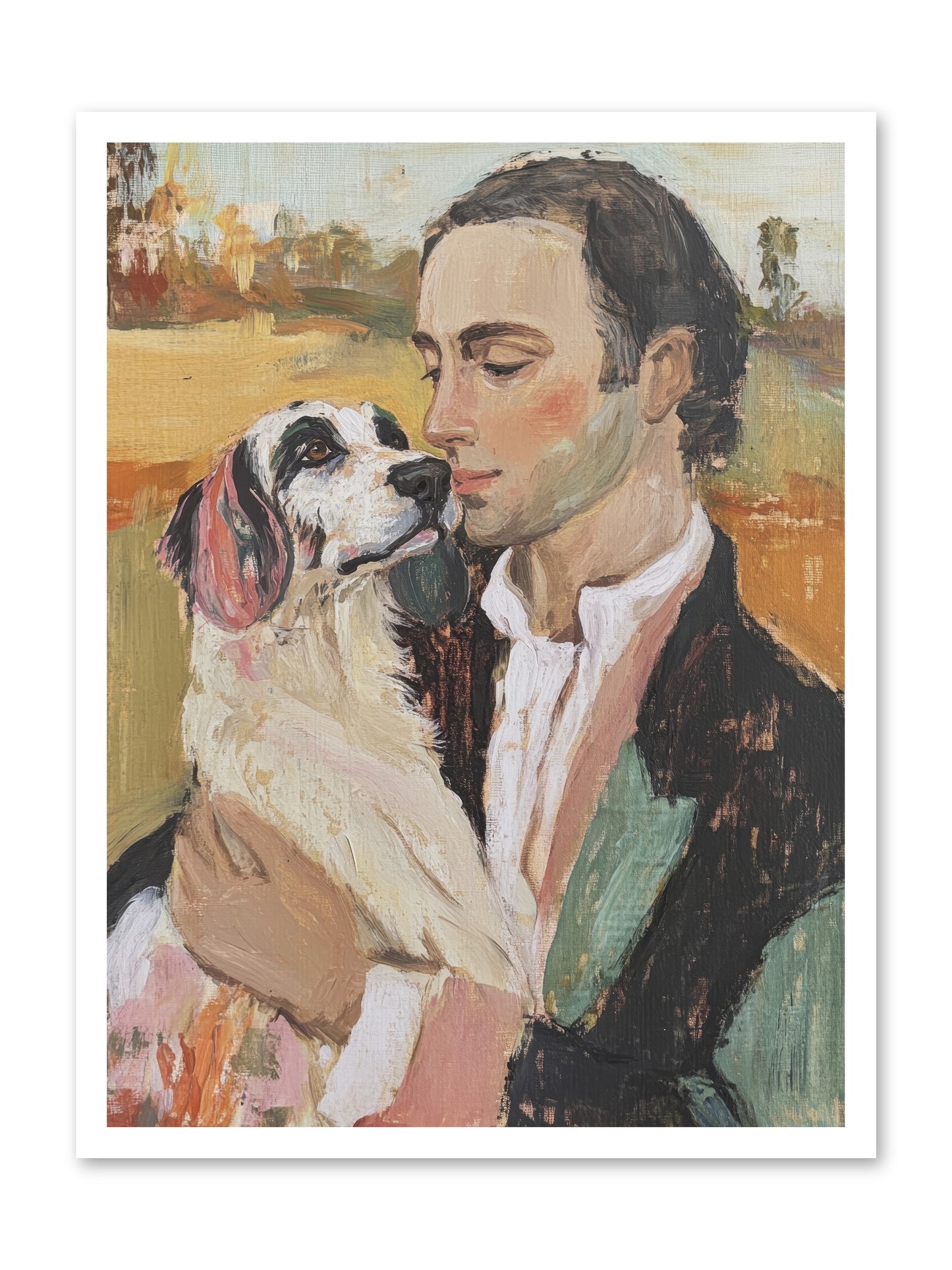 Gentleman's Grace -- Loose Canvas Print 24x32