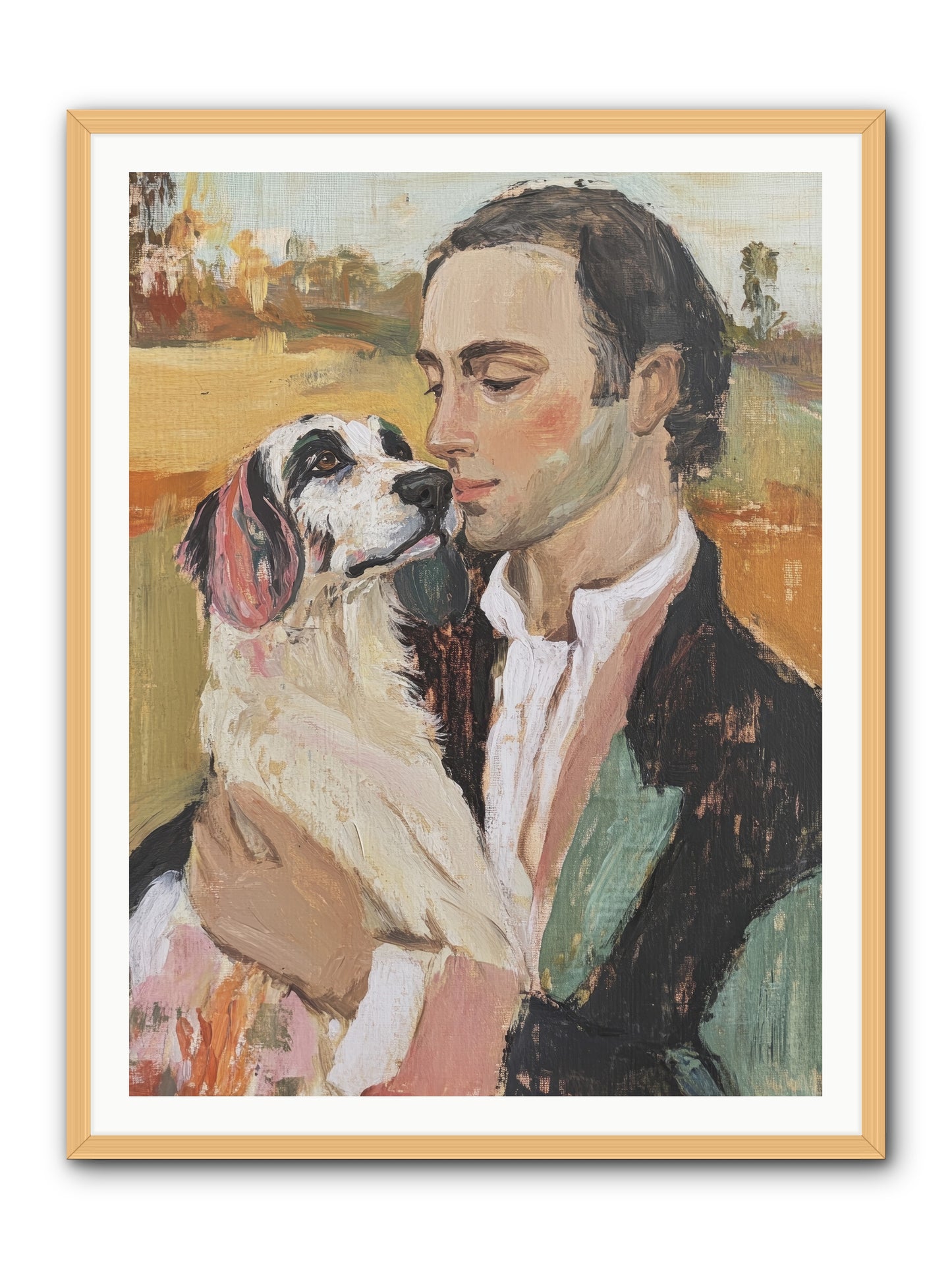 Gentleman's Grace -- Framed Print - Natural 36x48