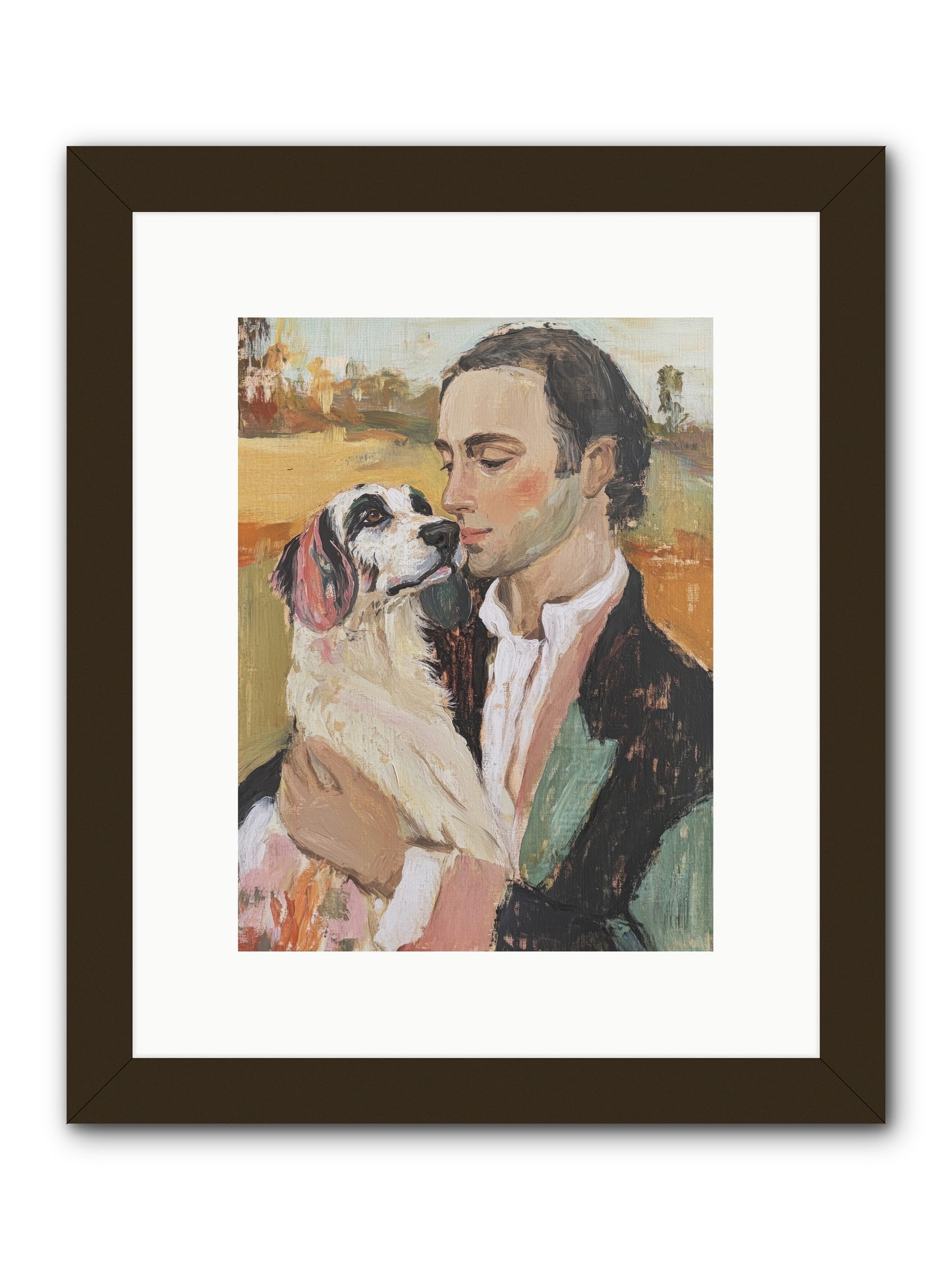 Gentleman's Grace -- Framed Print - Black 9x12