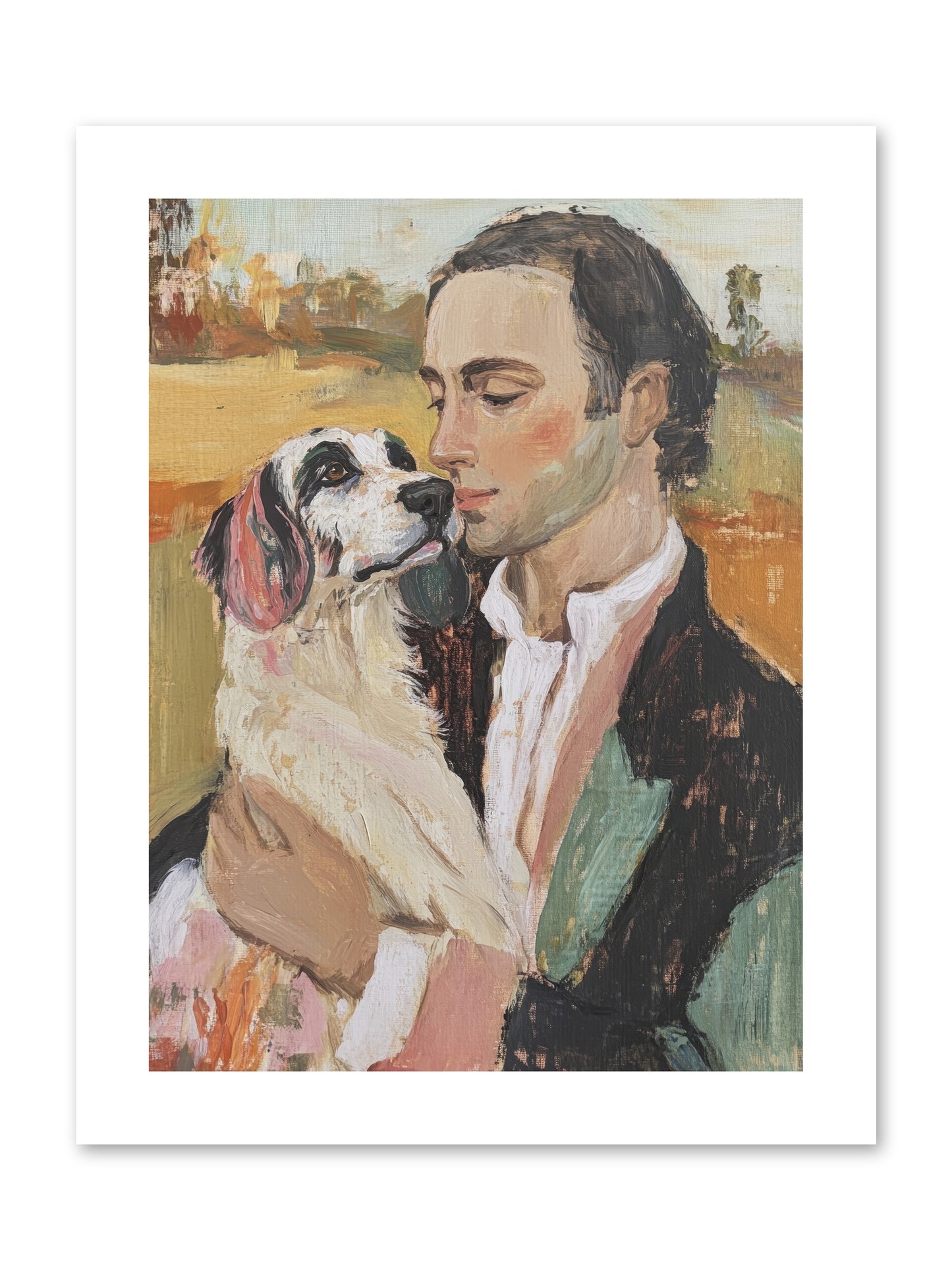 Gentleman's Grace -- Loose Canvas Print 9x12