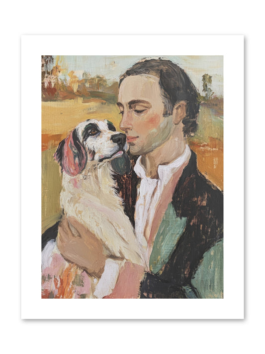 Gentleman's Grace -- Paper Print 9x12