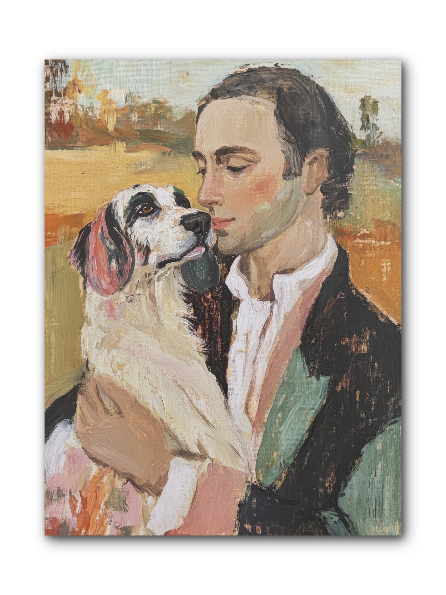 Gentleman's Grace -- Wrapped Canvas 9x12