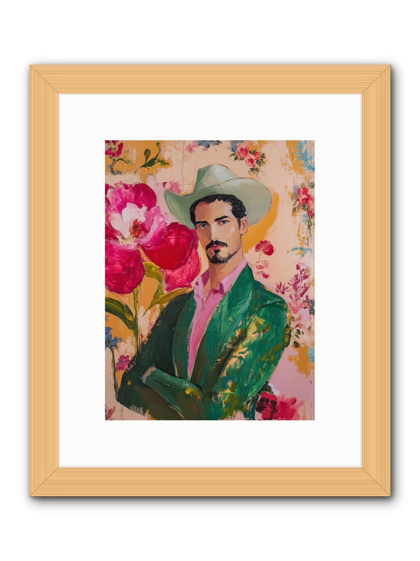 Ghost Ranch Keeper -- Framed Print - Natural 9x12