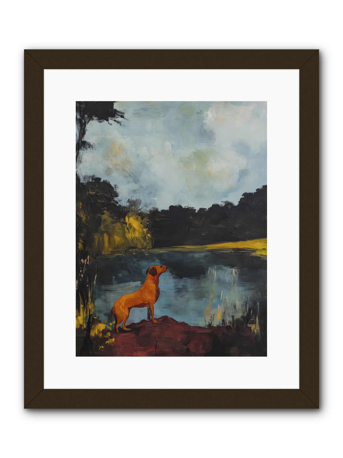 Ghost Walker -- Framed Print - Black 12x16