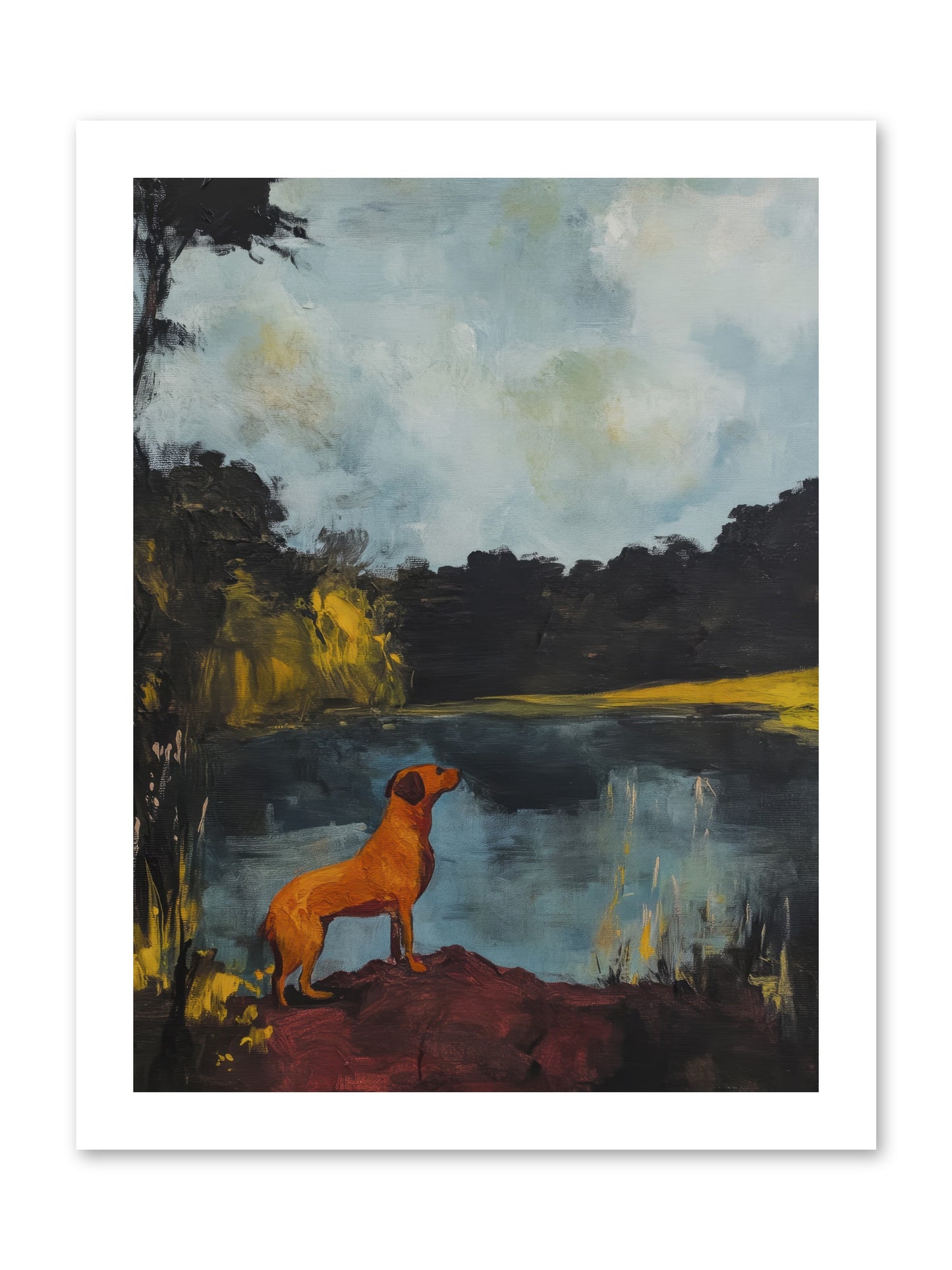 Ghost Walker -- Loose Canvas Print 12x16