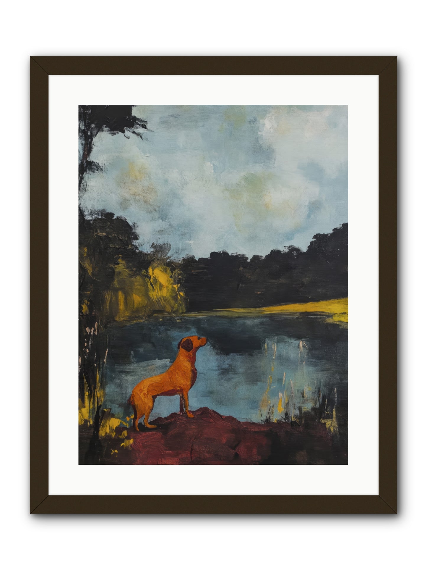 Ghost Walker -- Framed Print - Black 18x24