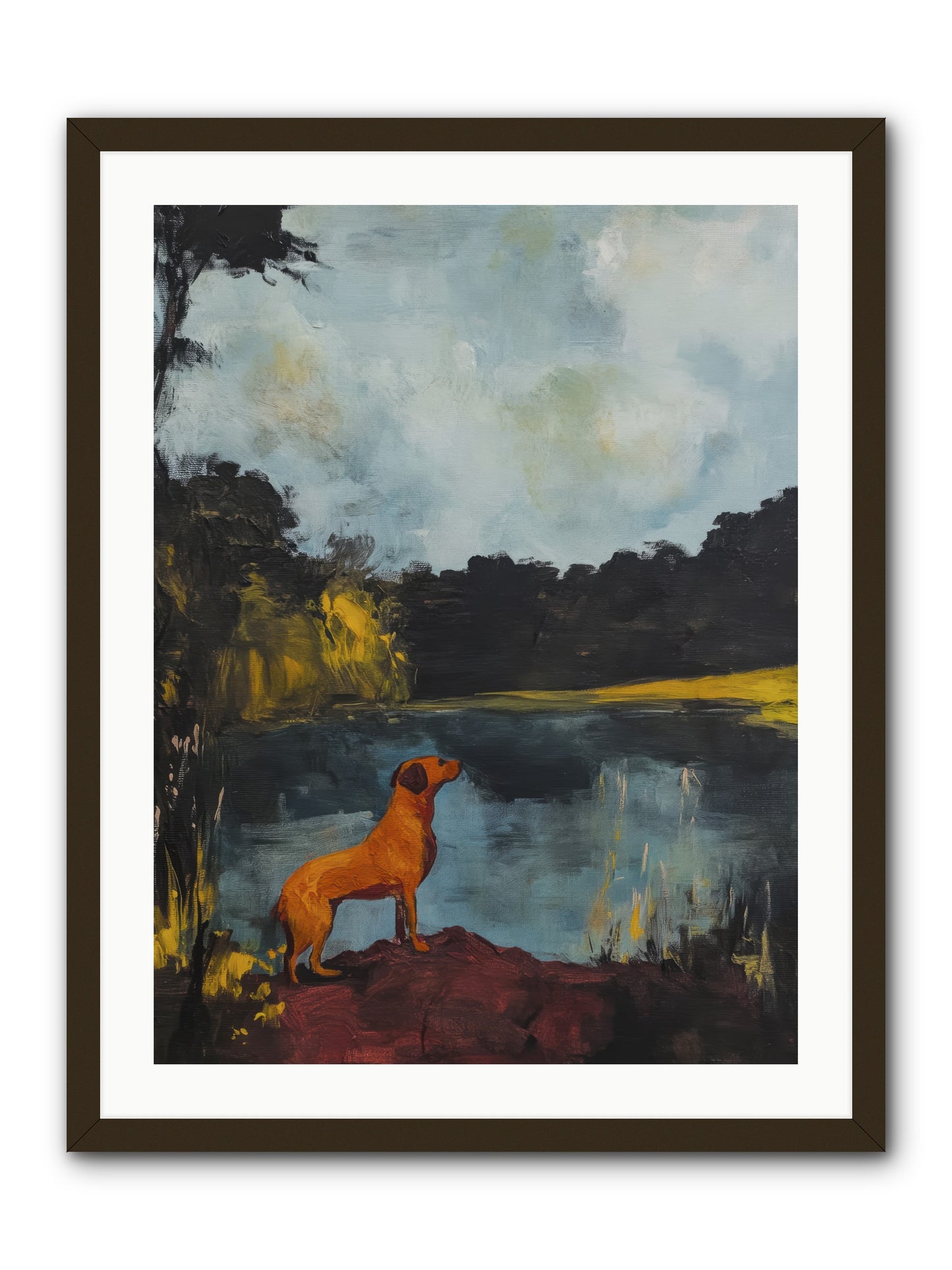 Ghost Walker -- Framed Print - Black 24x32