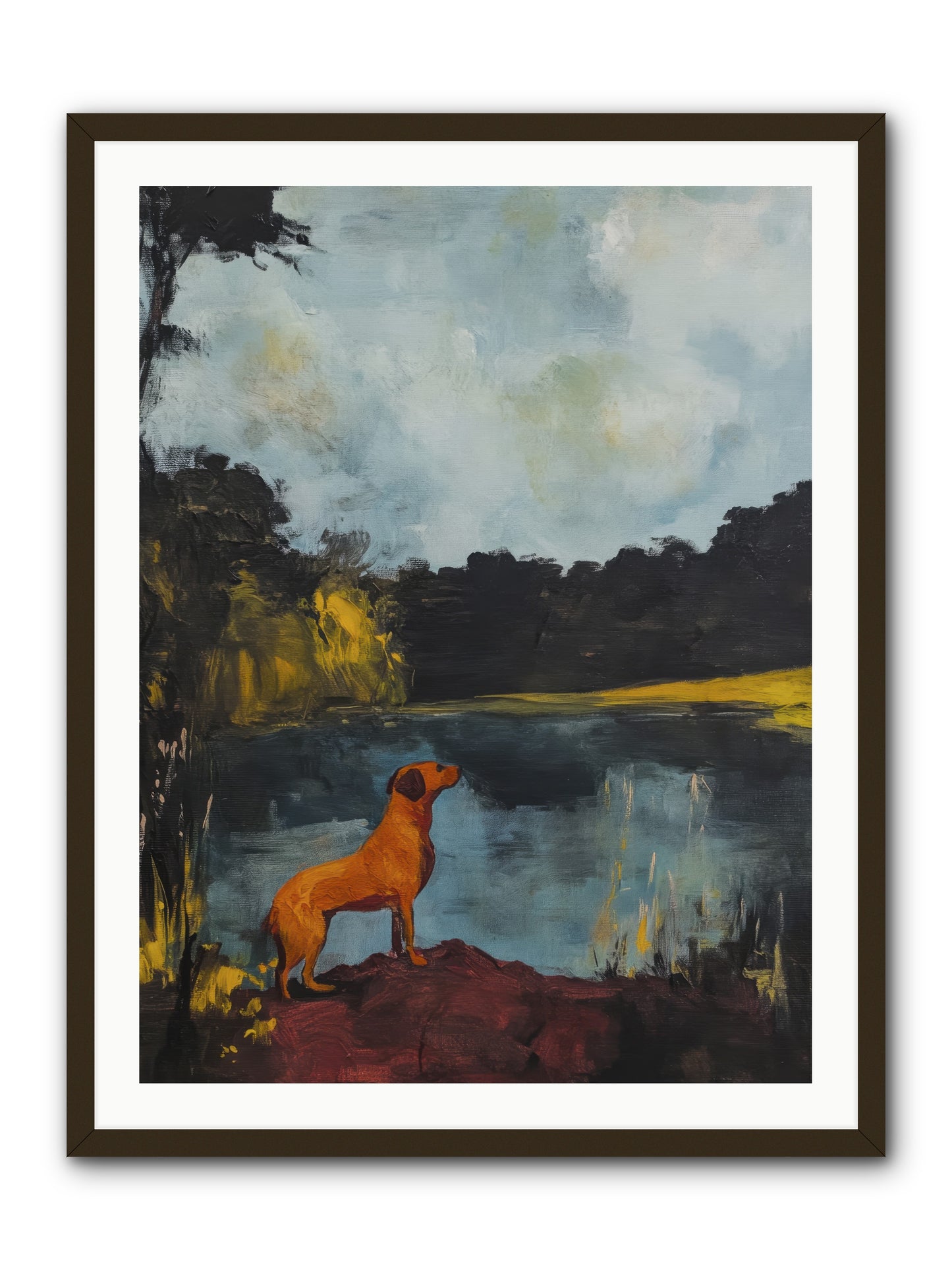 Ghost Walker -- Framed Print - Black 30x40