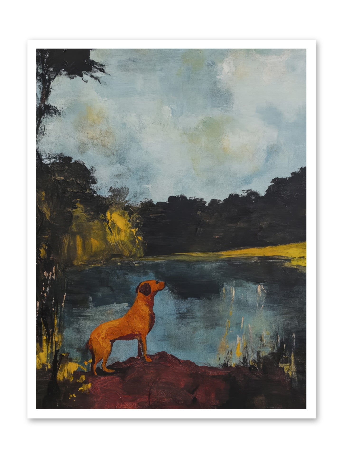 Ghost Walker -- Loose Canvas Print 30x40