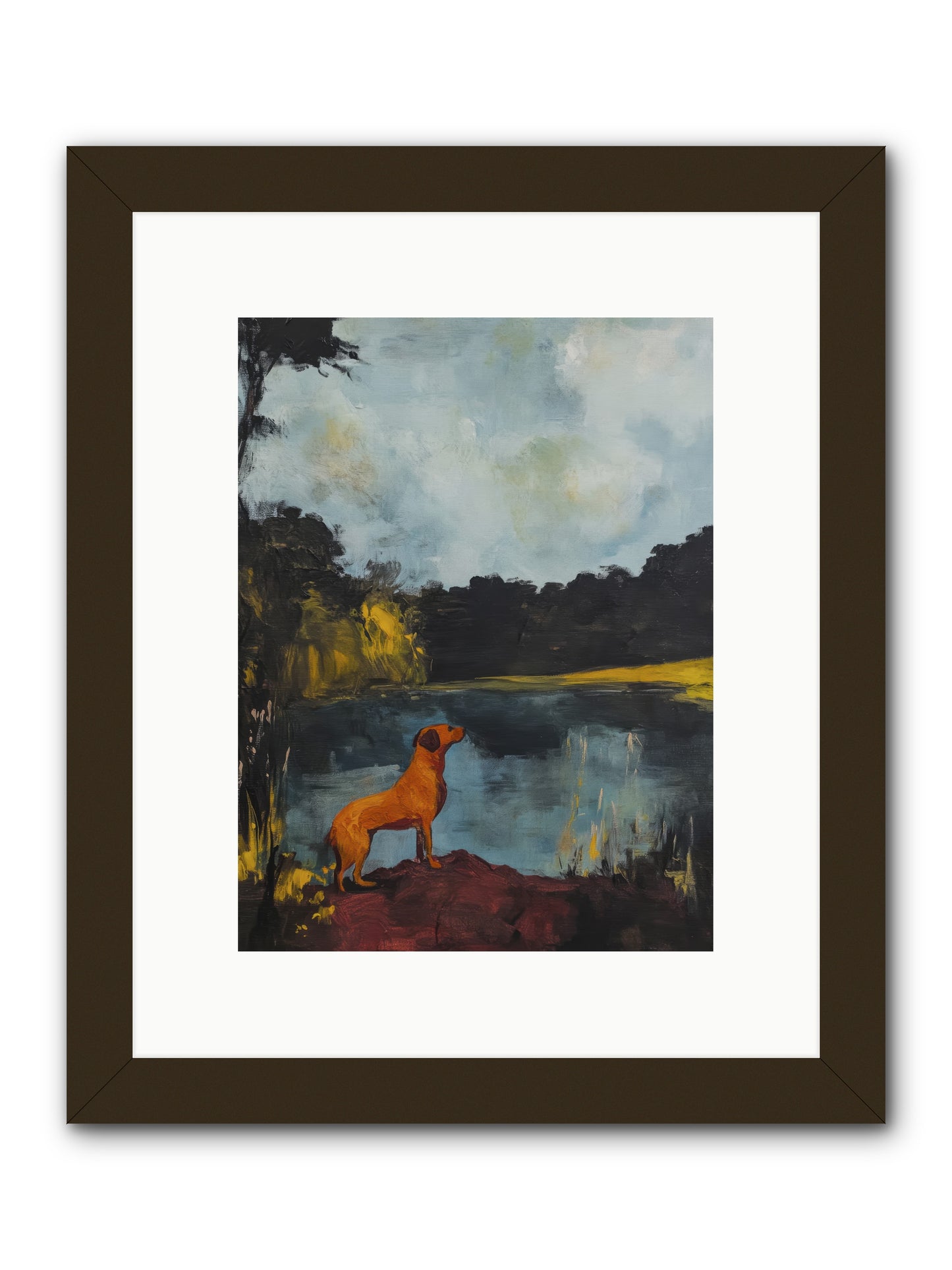 Ghost Walker -- Framed Print - Black 9x12