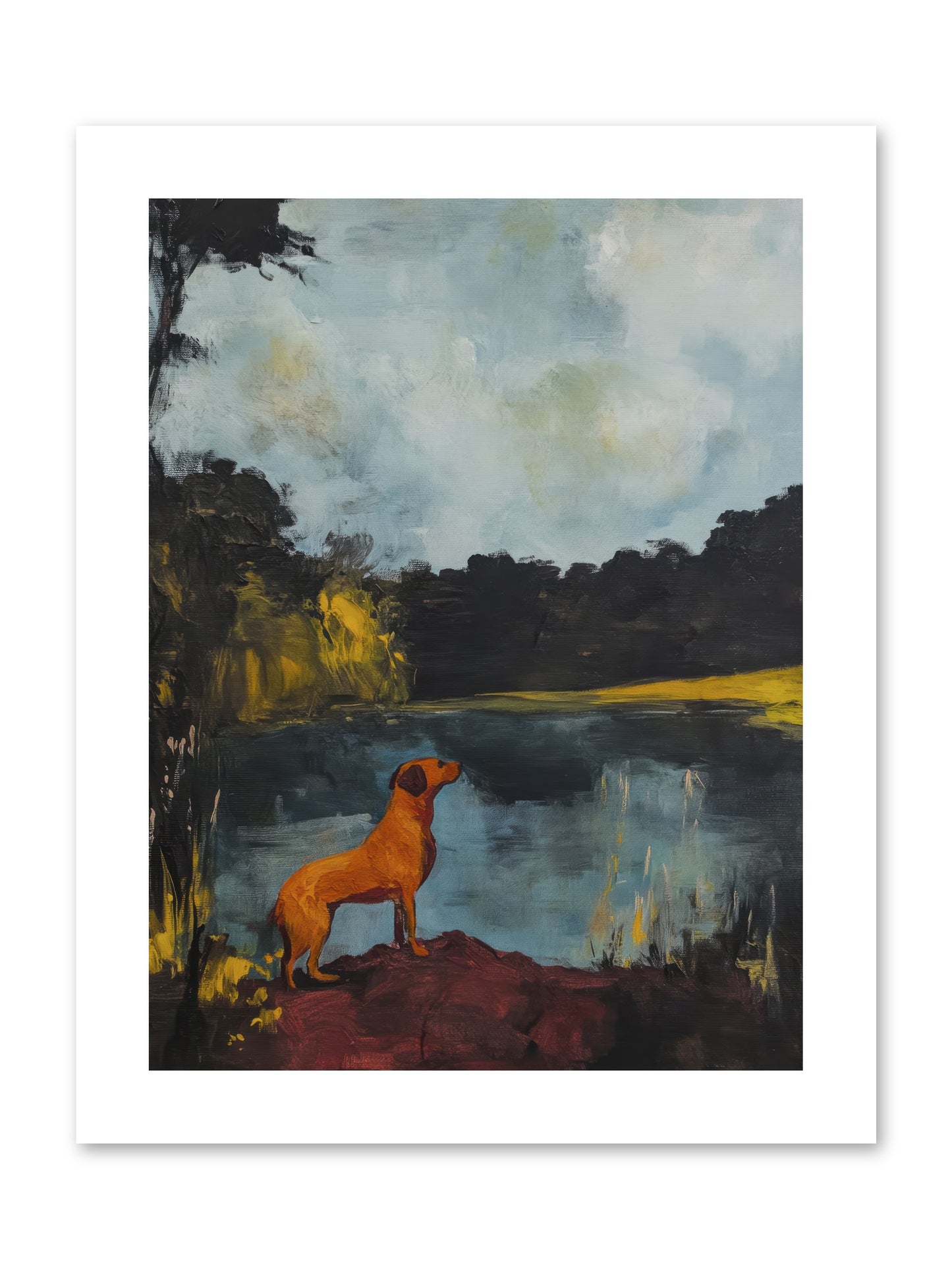 Ghost Walker -- Loose Canvas Print 9x12