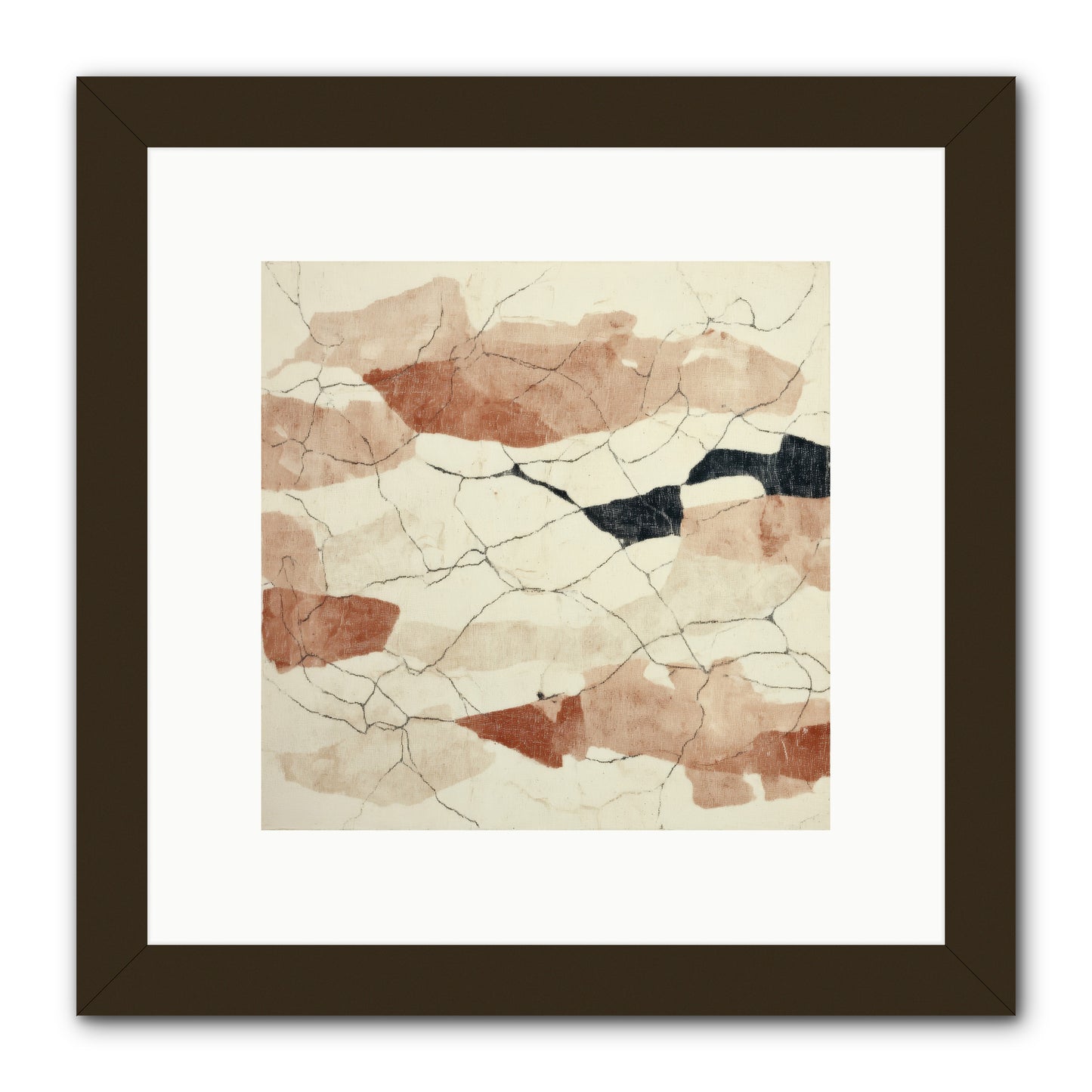 Gilded Ashes -- Framed Print - Black 10x10