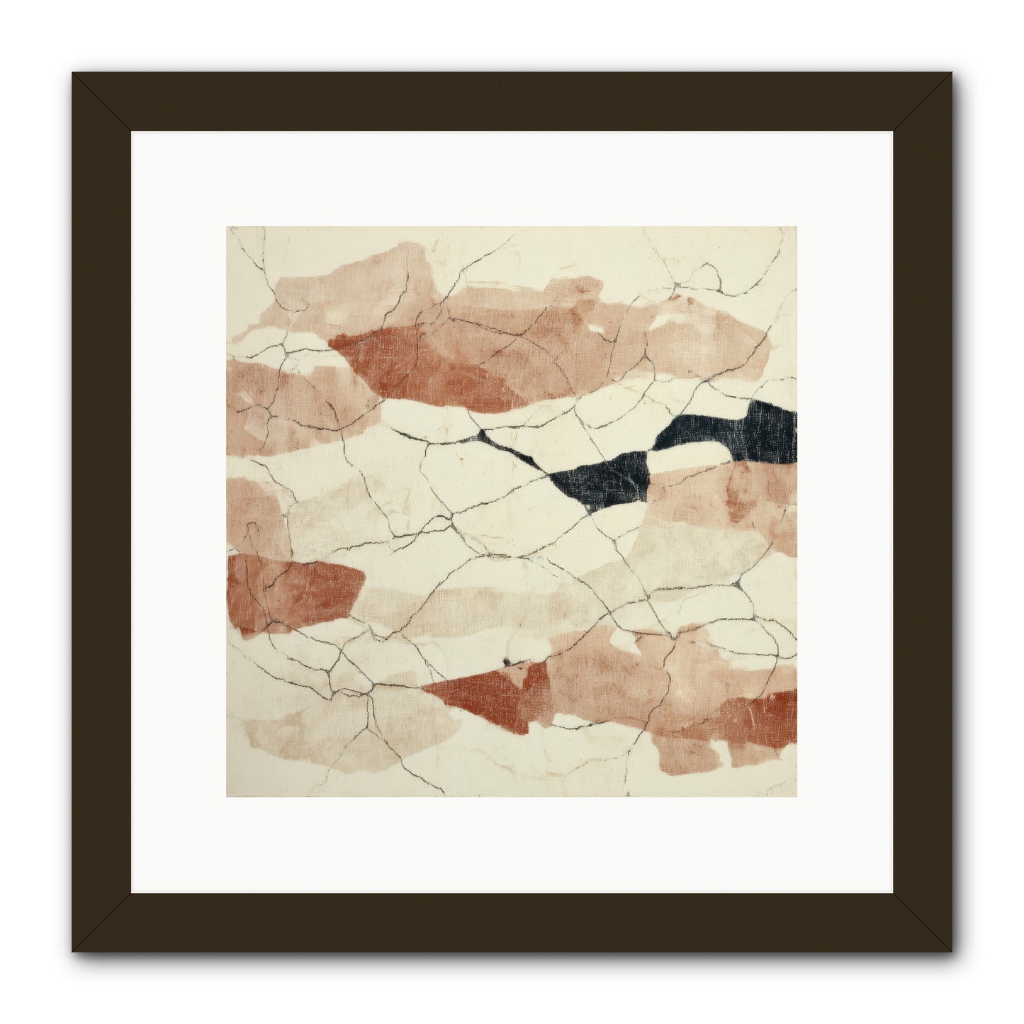 Gilded Ashes -- Framed Print - Black 12x12