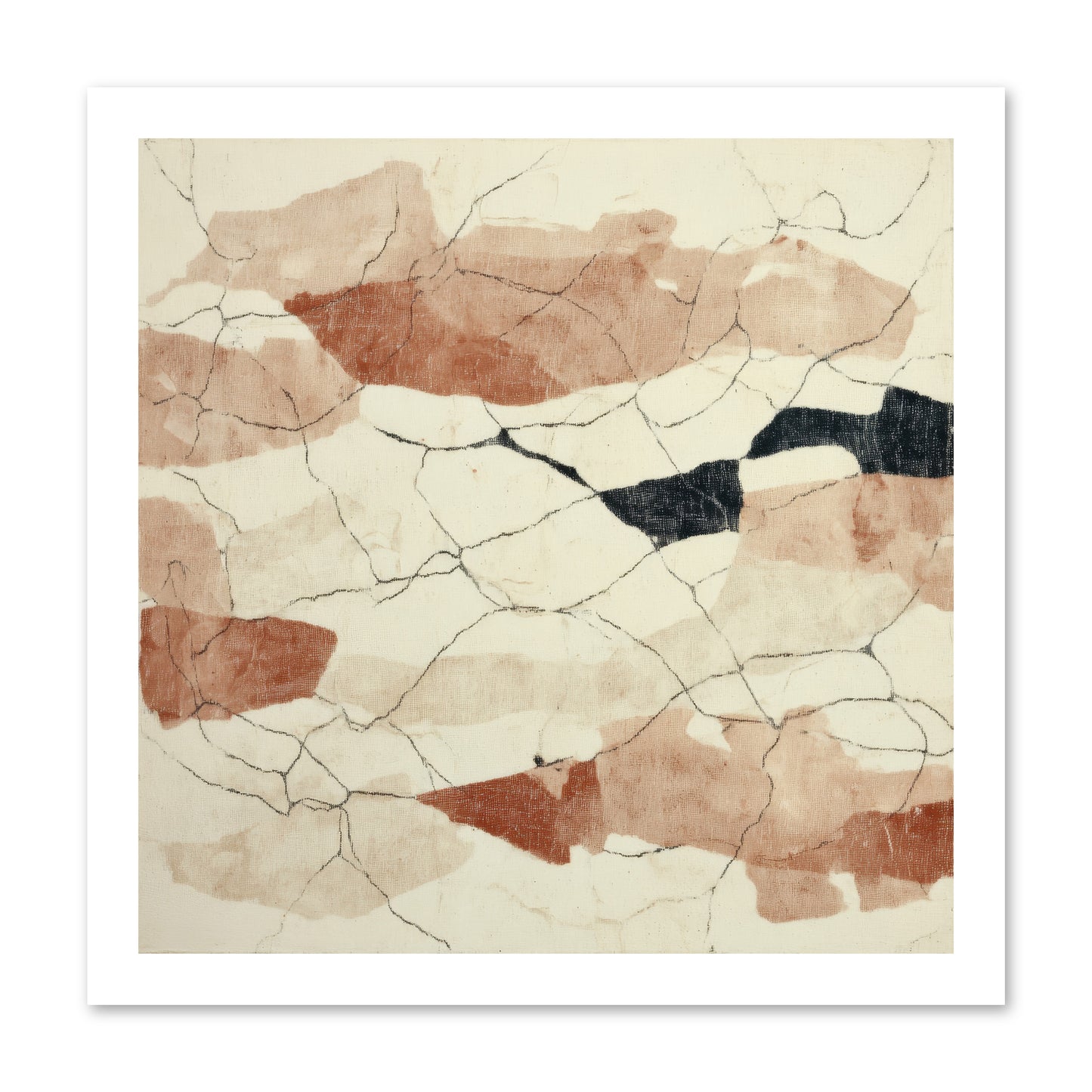 Gilded Ashes -- Loose Canvas Print 16x16