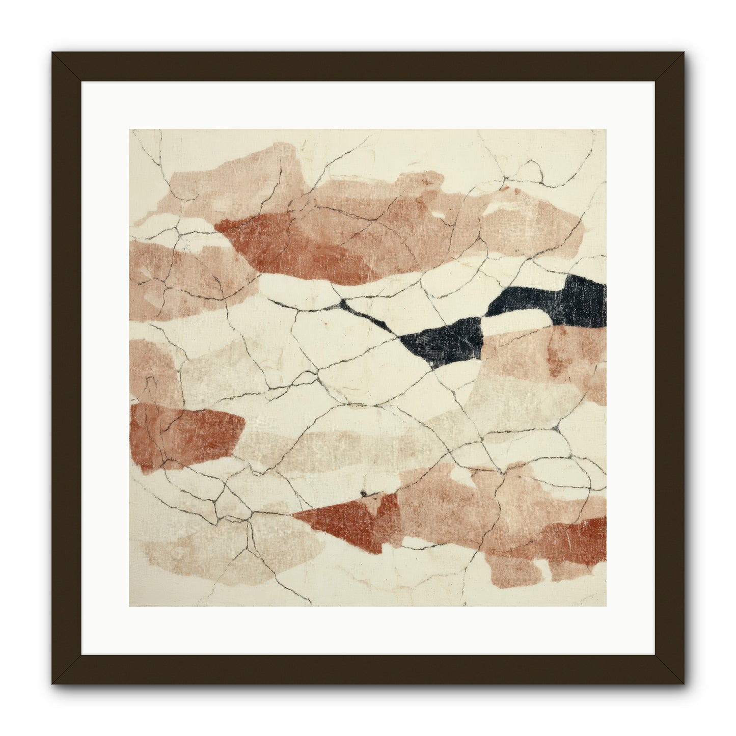 Gilded Ashes -- Framed Print - Black 20x20
