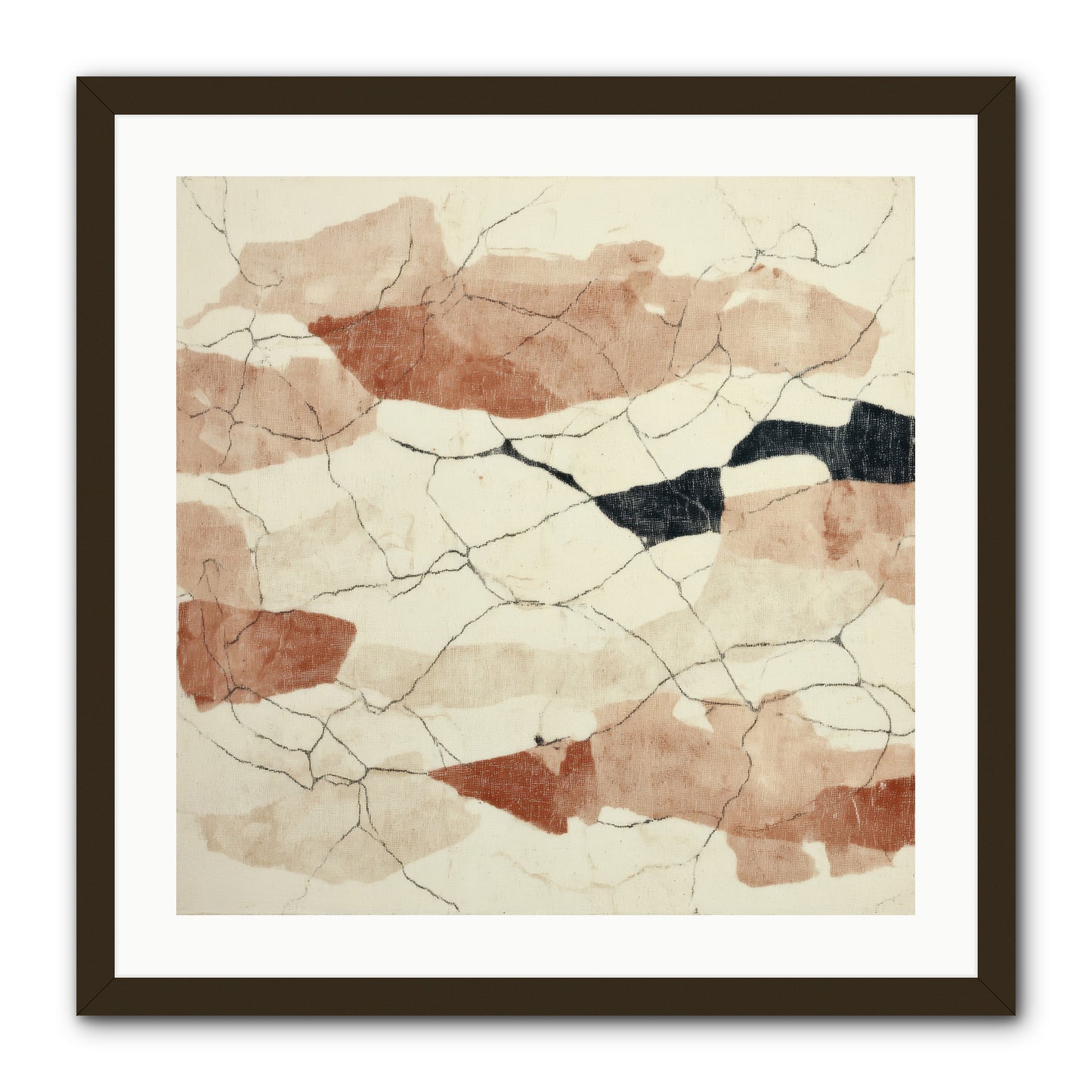 Gilded Ashes -- Framed Print - Black 24x24