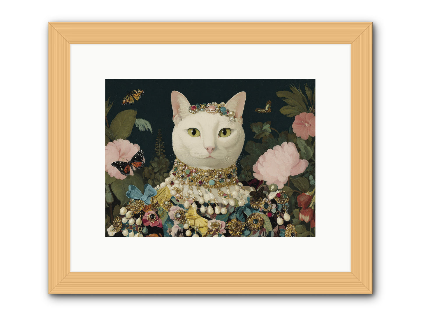 Gilded Daydream -- Framed Print - Natural 12x9
