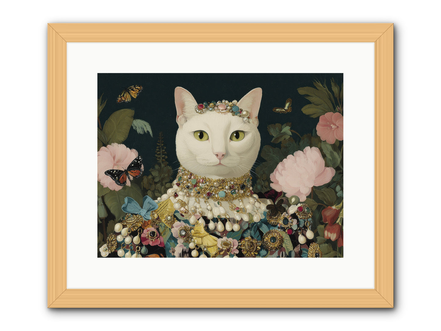 Gilded Daydream -- Framed Print - Natural 16x12