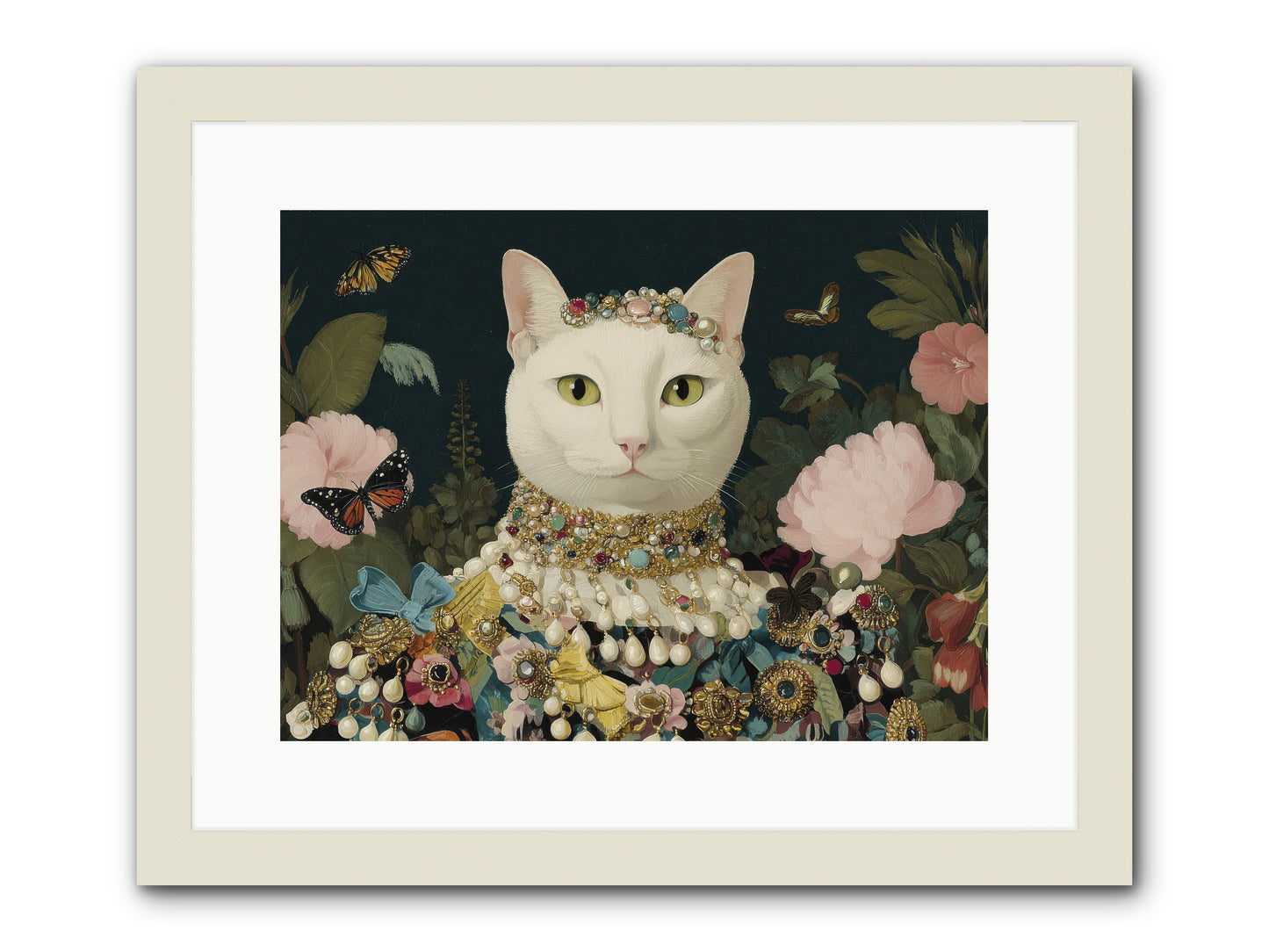 Gilded Daydream -- Framed Print - White 16x12
