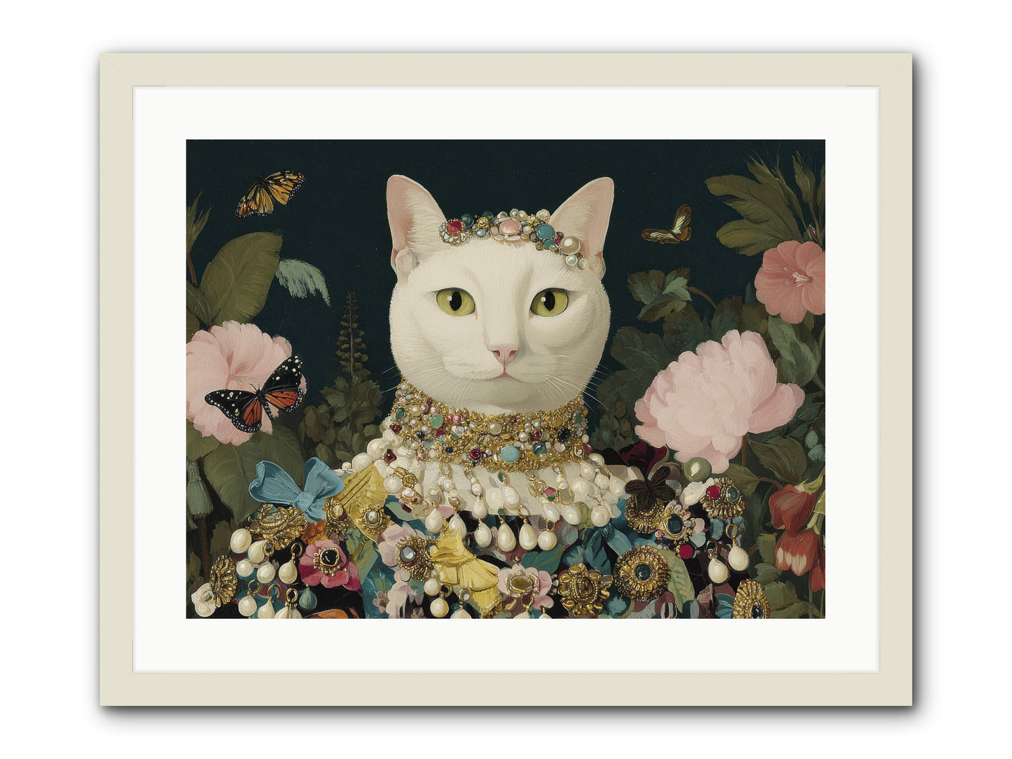 Gilded Daydream -- Framed Print - White 24x18