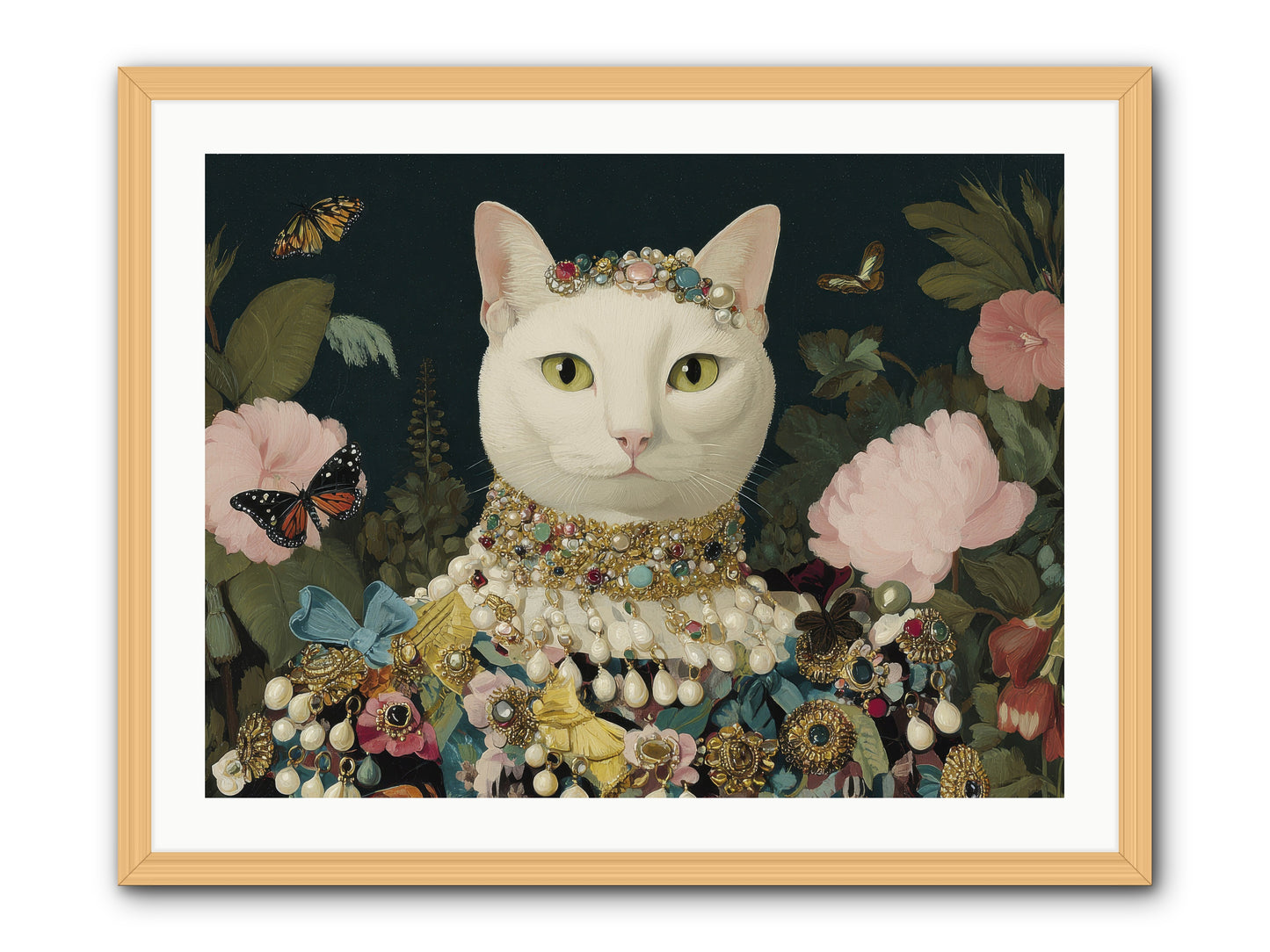 Gilded Daydream -- Framed Print - Natural 32x24