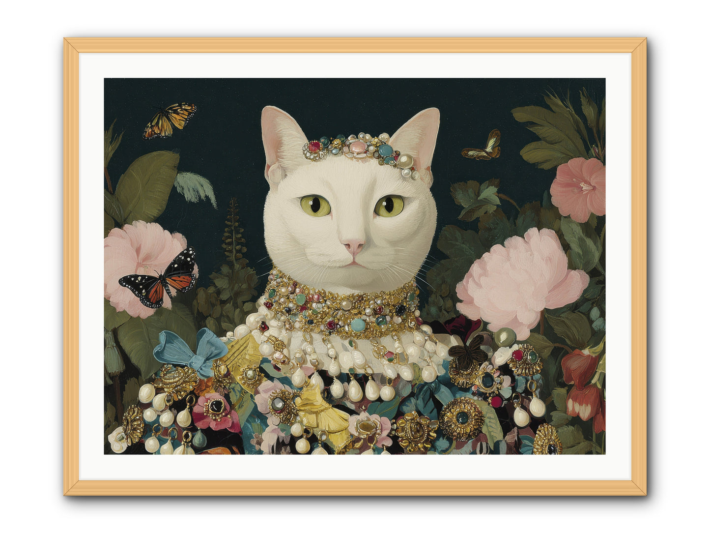 Gilded Daydream -- Framed Print - Natural 40x30