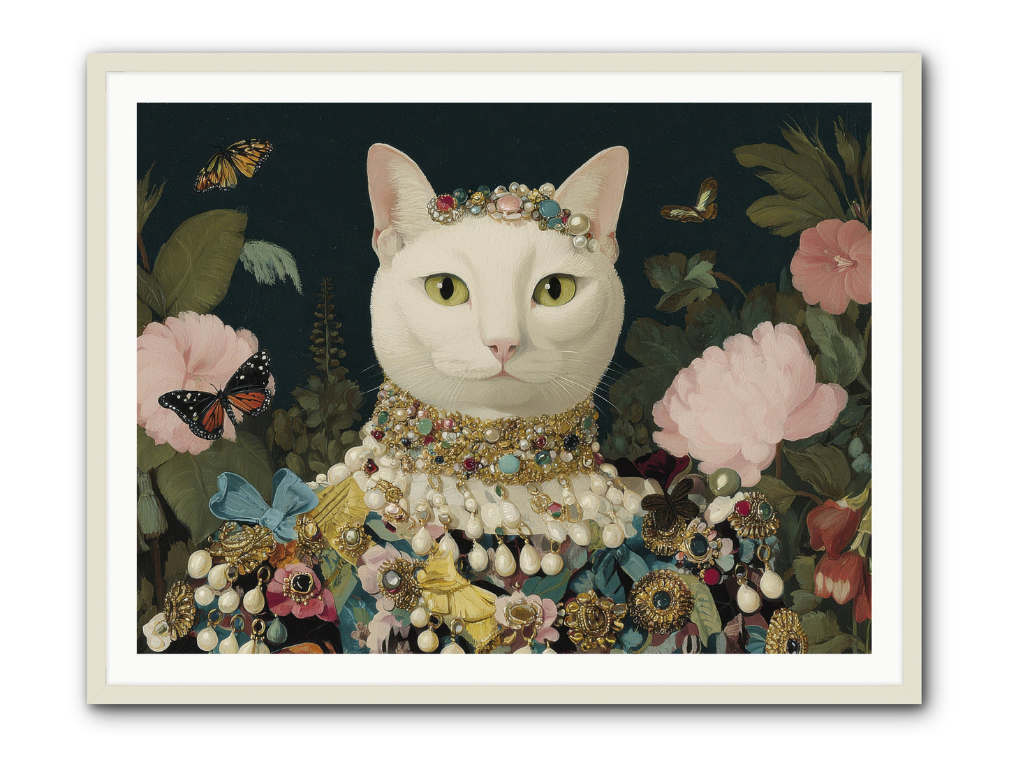 Gilded Daydream -- Framed Print - White 48x36